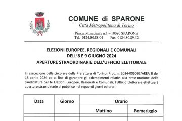 Apertura Straordinaria Ufficio Elettorale