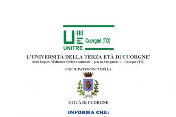 Attivit&#224; Anno Accademico 2024/205- Universit&#224; della terza et&#224; - Citt&#224; di Cuorgn&#232;