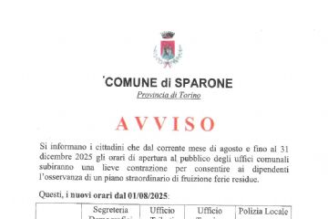 Nuovi orari accesso al pubblico 