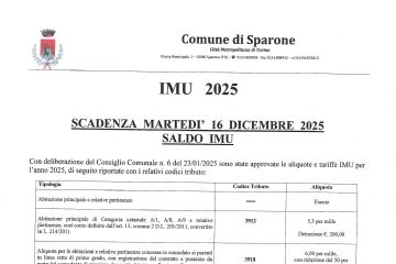 Avviso Saldo IMU Anno 2025