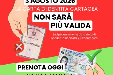 Nuove regole Carta d'Identità Cartacea
